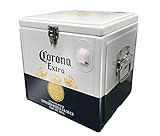 Offizielle Corona [12 Bierkapazität - 12 L] Starke Aluminium Retro Kühlbox Kühlbox (mit...