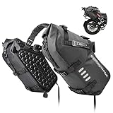 Rhinowalk Motorrad Satteltasche 28L (14L*2) Wasserdicht Motor Seitentasche Gepäcktasche Hecktasche...