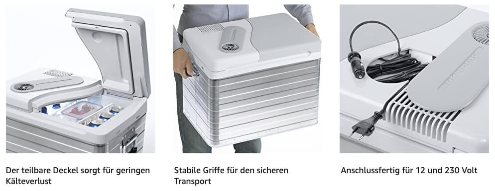 Aluminium Kühlbox: Alu Kühlkiste für den Sommer, für Steckdose und